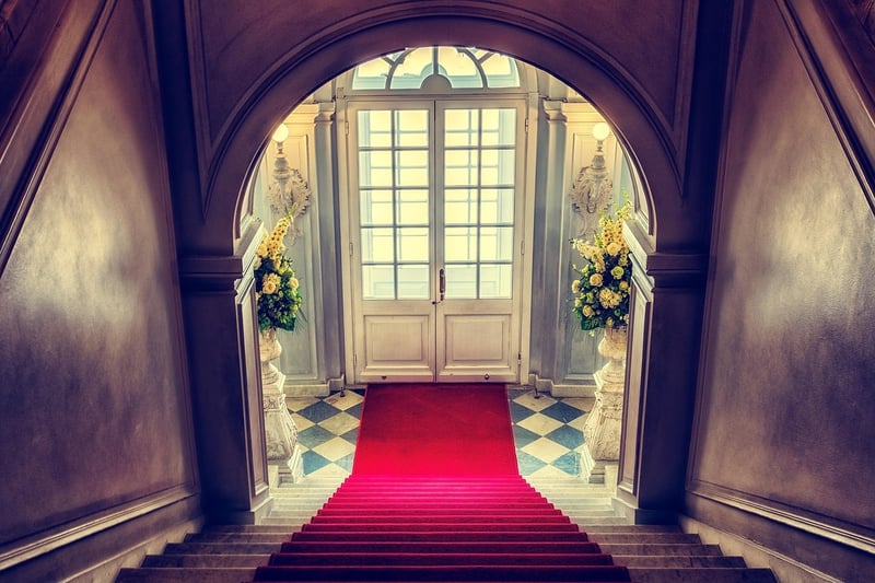 Red carpet glamour
